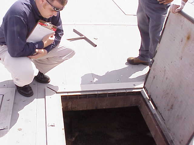 Auditing a primary clarifier